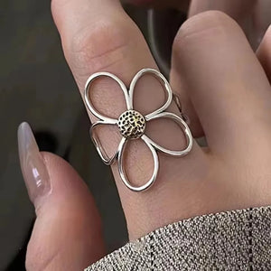 Bague femme Atelier Reflets Fleur Aérienne bijou fantaisie GoHappy France