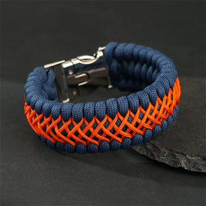 Bracelet Homme Paracorde Tressé Main Survie Nature Magnétique - bracelet homme GoHappy