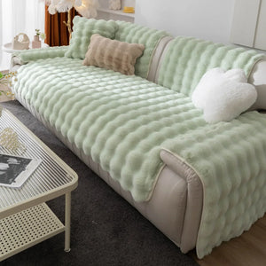 Plaid Canapé Imitation Fourrure Lapin Doux 11 Coloris - Plaid GoHappy