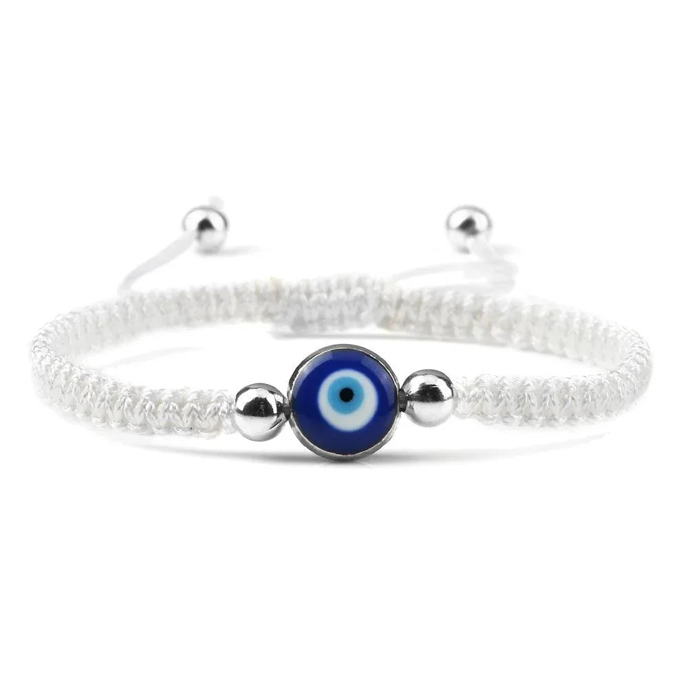 Bracelets Porte-Bonheur Evil Eye en Tissu Tressé - Bracelets Porte-Bonheur GoHappy