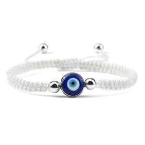 Bracelets Porte-Bonheur Evil Eye en Tissu Tressé - Bracelets Porte-Bonheur GoHappy