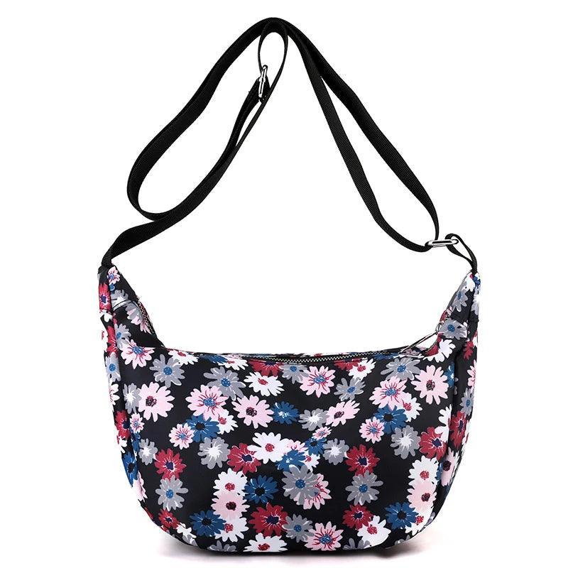 Sac à Bandoulière Motif Floral pour Femme - Style Élégant et Compact - Sac à main GoHappy