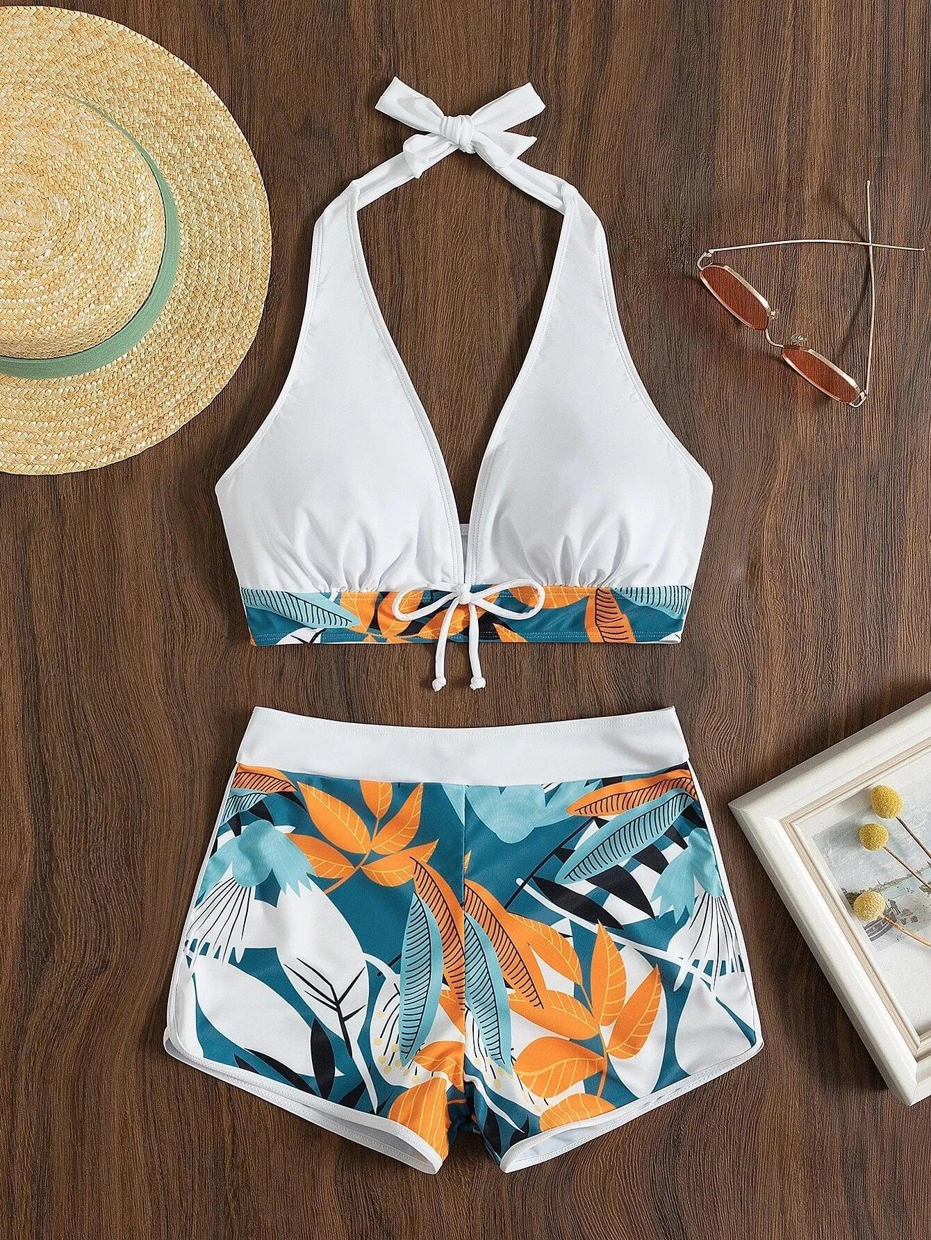 Maillot de bain Exotica fleur bikini - maillot de bain GoHappy