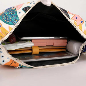 Sac à Bandoulière Motif Floral pour Femme - Style Élégant et Compact - Sac à main GoHappy