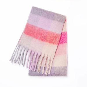 Echarpe Douce Rainbow Hiver - Cachemire et Style Bohème - écharpe GoHappy