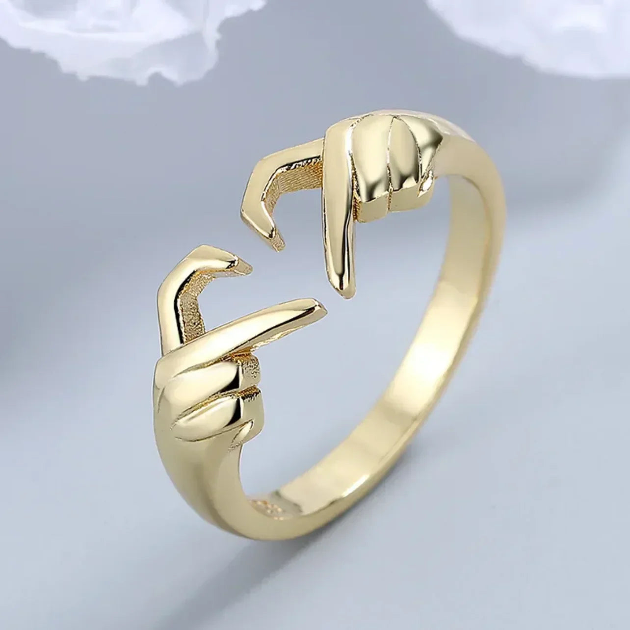 Bague en argent ou or Coeur Heartsign - bague femme GoHappy