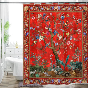 Rideau Douche Inspirant Nature Plantes 26 Designs Multi-Tailles - rideaux de douche GoHappy
