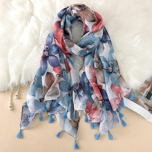 64 Foulards en Coton Look Décontracté et Chic - foulard GoHappy