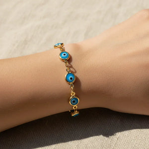 Bracelet Mauvais Œil Protection Porte-Bonheur Perles Bohème Femme - bracelet femme GoHappy