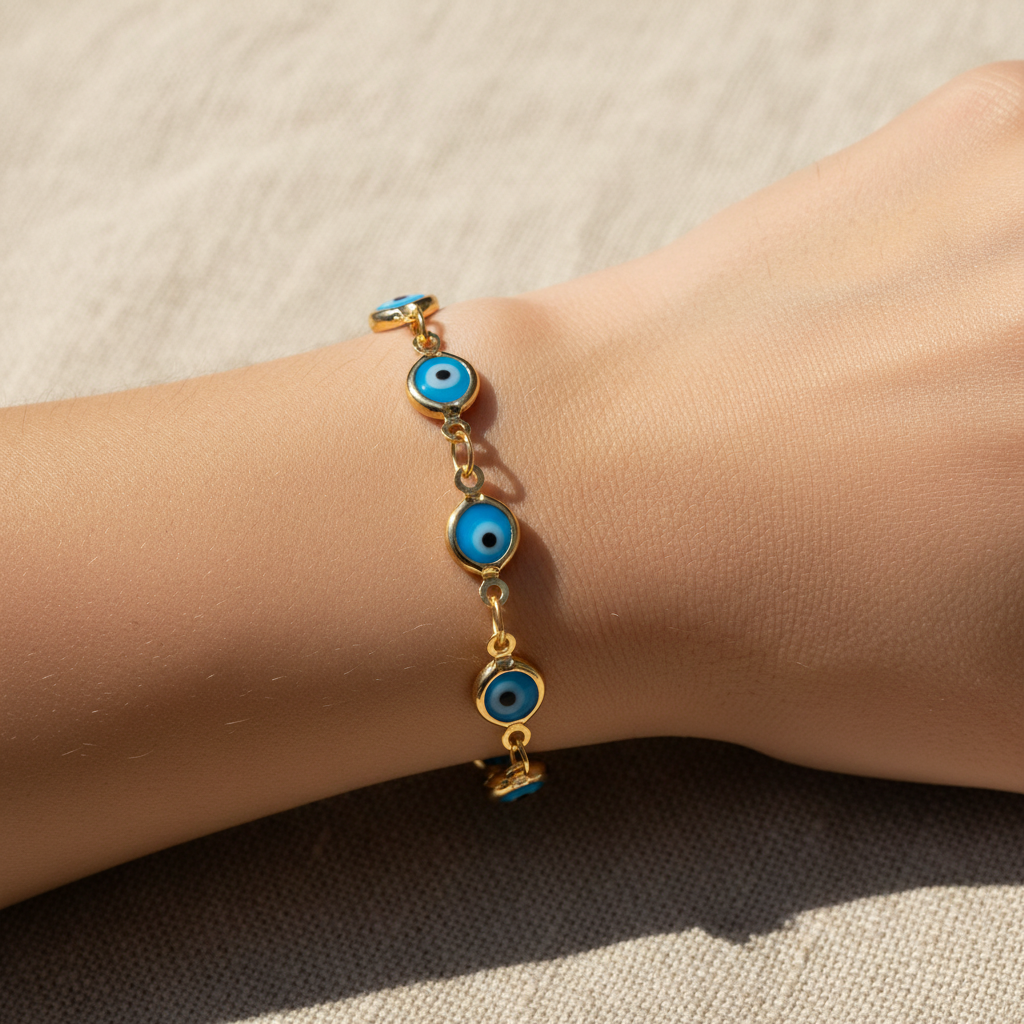 Bracelet Mauvais Œil Protection Porte-Bonheur Perles Bohème Femme - bracelet femme GoHappy