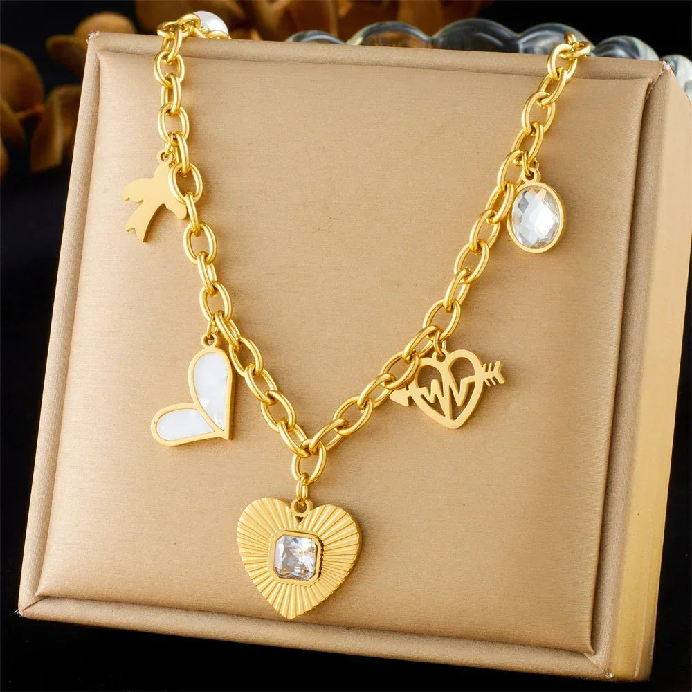Colliers Costa Luz soleil coquillage perles dorées - colliers GoHappy