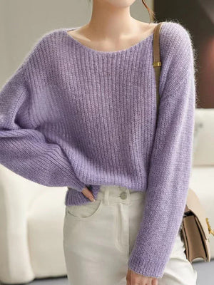 Polar Grace pull femme col rond cachemire - pull-over femme GoHappy