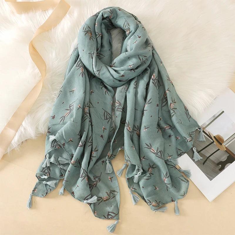 64 Foulards en Coton Look Décontracté et Chic - foulard GoHappy