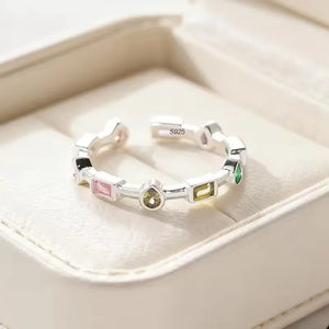 Bague femme Atelier Reflets Mosaïque Pastel bijou fantaisie GoHappy France