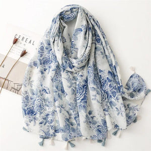 64 Foulards en Coton Look Décontracté et Chic - foulard GoHappy