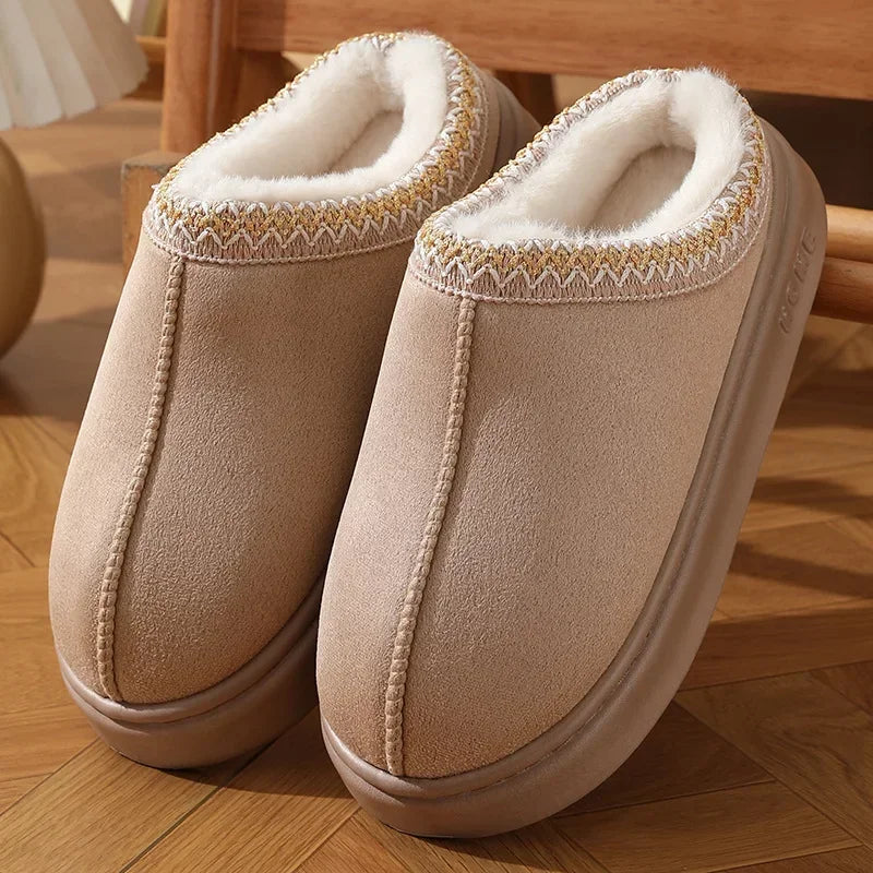 Pantoufles Fluffy Chaudes - Confort Élégant pour l'Hiver - pantoufles GoHappy
