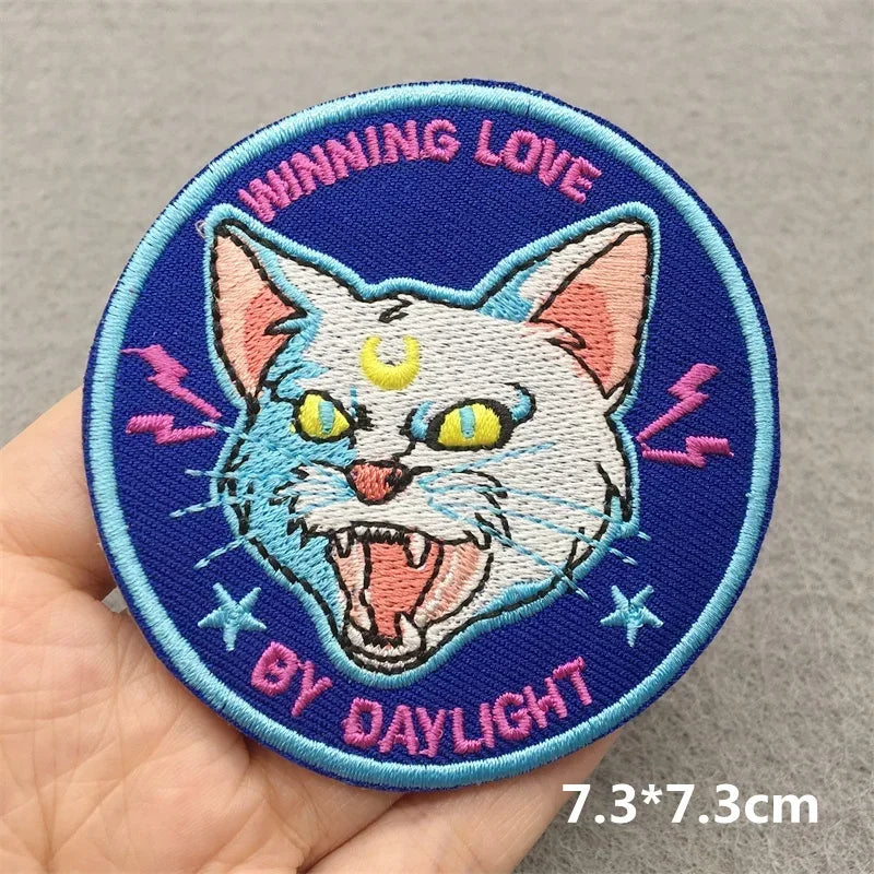 Patchs Brodés Chats Thermocollants Écussons Cartoon Vêtements Sacs - patchs GoHappy
