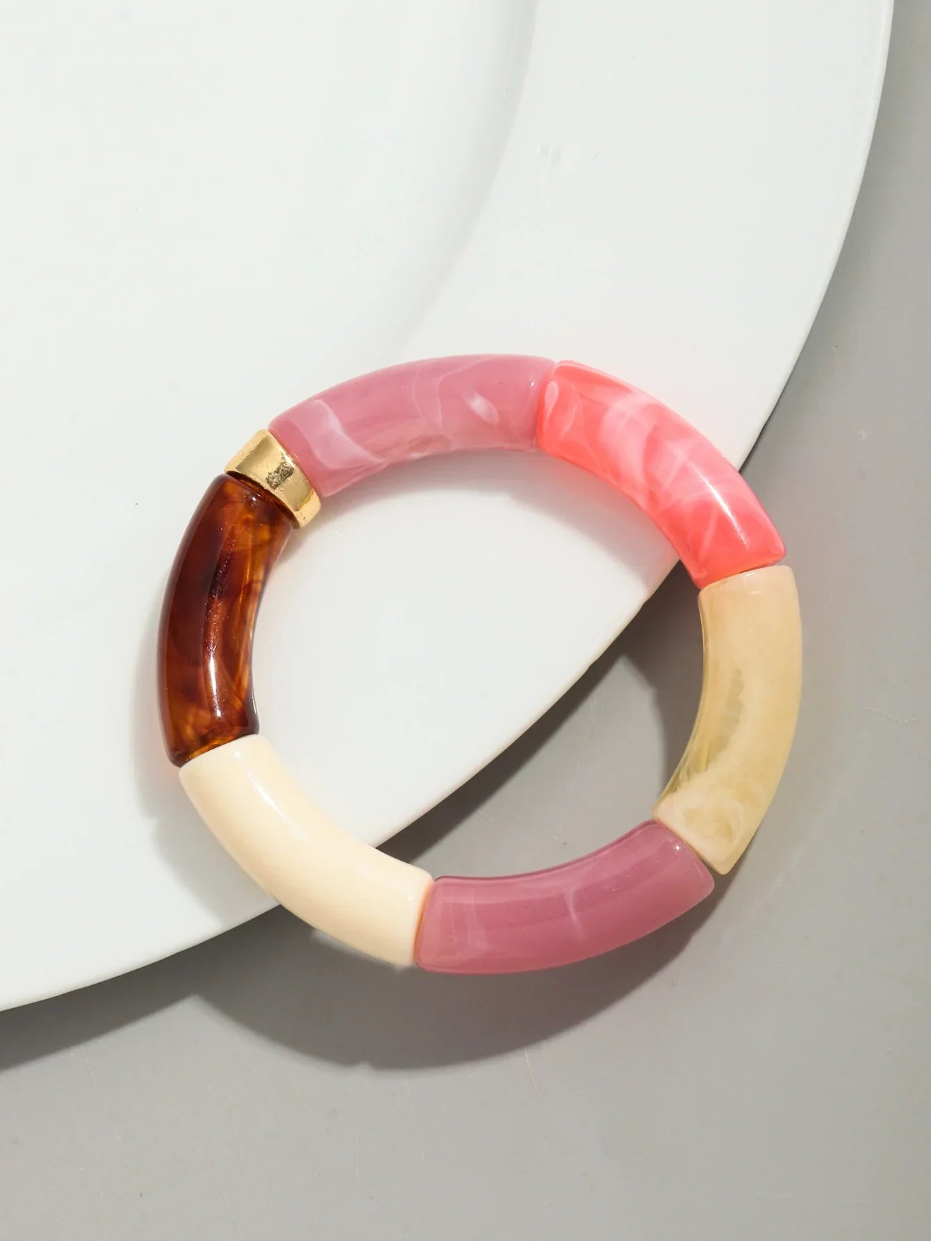 Bracelets acryliques bohème femme – 28 modèles colorés à mixer