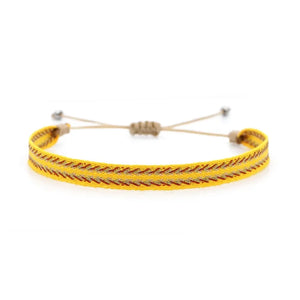 Bracelet Tissé Main Colombie Motifs Ethniques Bohème Amitié - bracelets tissés GoHappy