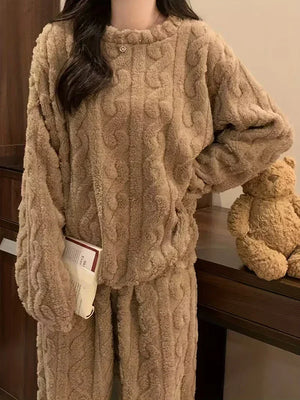 Kyoto Soft pyjama polaire moelleux longue manche - pyjama GoHappy