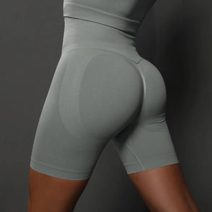Shorts de sport pour femme, taille haute, effet push-up, confortables et respirants, parfaits pour le fitness et le yoga