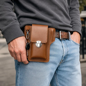 Urban Pocket sac téléphone ceinture homme - sac en cuir GoHappy