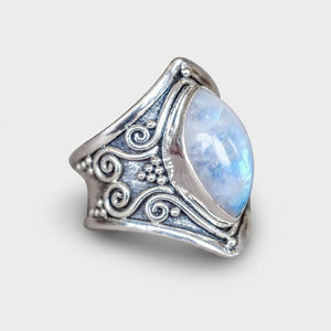 Bague Aphrodite en Pierre de Lune - Bijoux GoHappy