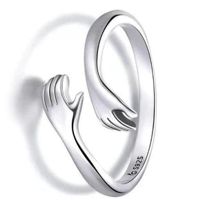Bague ajustable en Argent AMOUR - Bijoux GoHappy