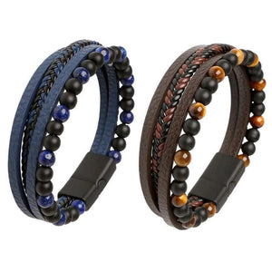 Bracelets Homme en cuir Business Class - Bijoux GoHappy