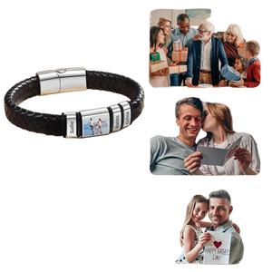 Offrir ce bracelet personnalisé, c'est offrir un bijou chargé d'émotion. Pour la fête des pères, vous matérialisez l'amour de ses enfants. Pour un anniversaire de mariage, vous célébrez votre histoire commune