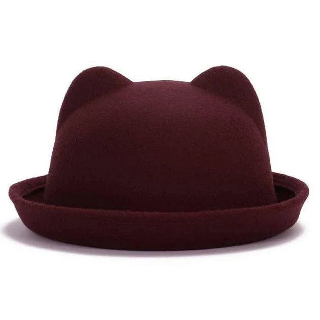 Chapeau feutrine Oreilles de Chat - chapeau GoHappy