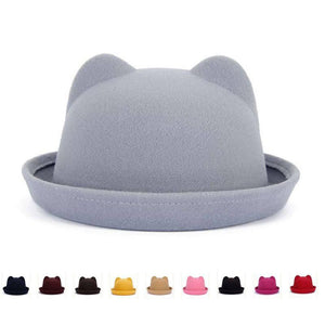 Chapeau feutrine Oreilles de Chat - chapeau GoHappy