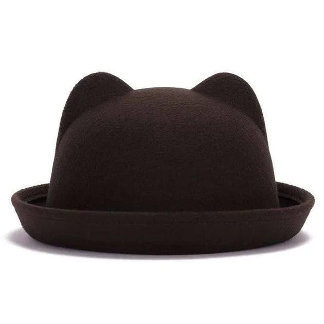 Chapeau feutrine Oreilles de Chat - chapeau GoHappy