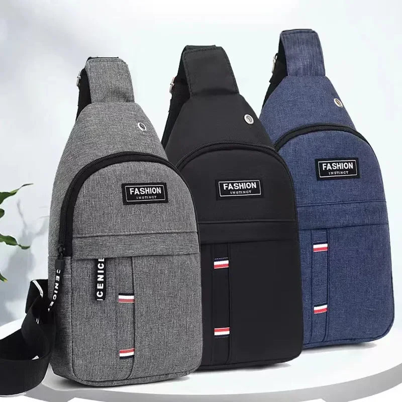 GoHappy France, sacs bandoulière City Move gris noir bleu, format vertical compact avec poche avant