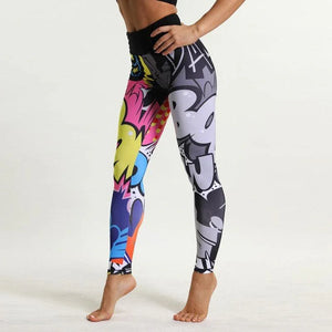 Leggings Femme Dessin Animé Sport - Legging GoHappy