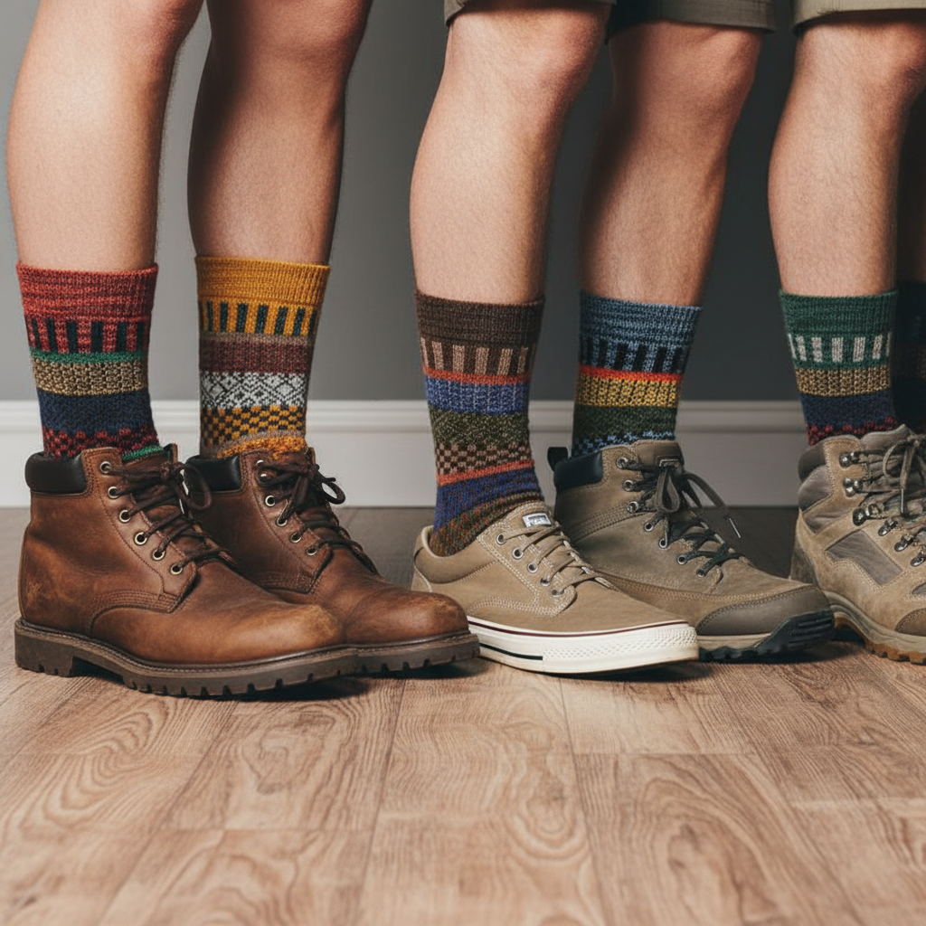 Chaussettes Laine Hiver Homme - Lot de 5