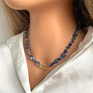 Les Colliers Ras du Cou en Pierres Naturelles Semi-Précieuses - Bijoux GoHappy