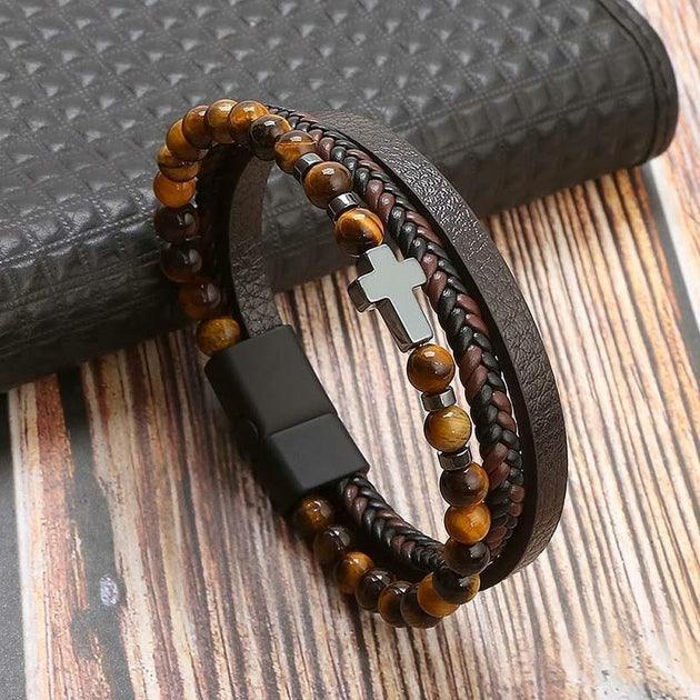 Bracelets Homme en cuir Business Class - Bijoux GoHappy