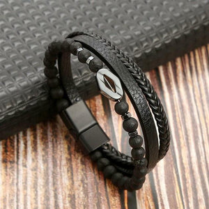 Bracelets Homme en cuir Business Class - Bijoux GoHappy