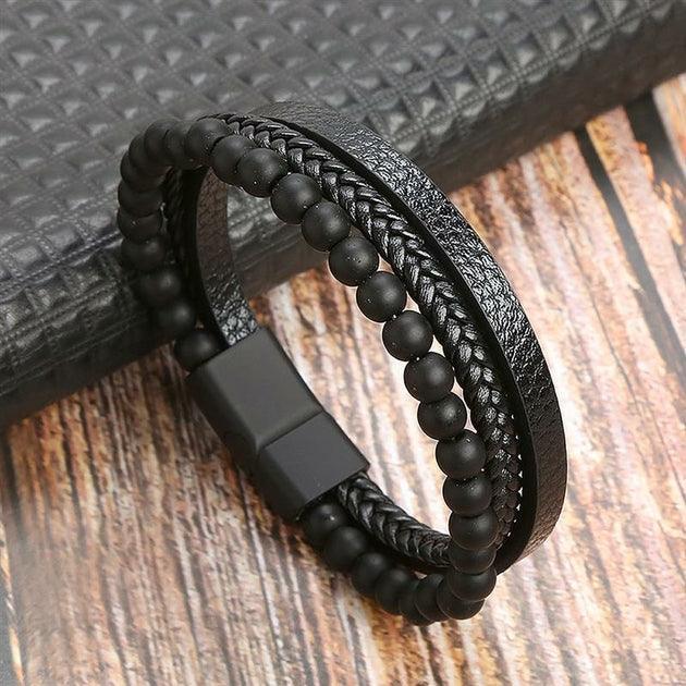 Bracelets Homme en cuir Business Class - Bijoux GoHappy