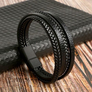Bracelets Homme en cuir Business Class - Bijoux GoHappy