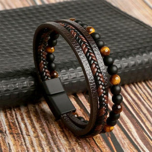 Bracelets Homme en cuir Business Class - Bijoux GoHappy