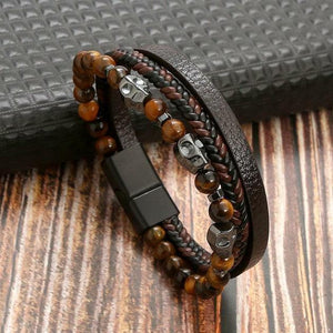 Bracelets Homme en cuir Business Class - Bijoux GoHappy