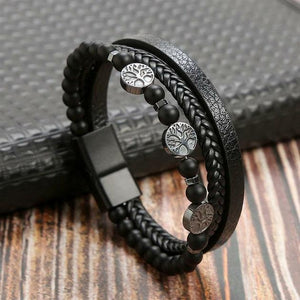 Bracelets Homme en cuir Business Class - Bijoux GoHappy