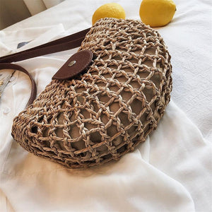 Sac en osier DEMI-LUNE - Sacs GoHappy