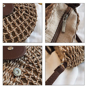 Sac en osier DEMI-LUNE - Sacs GoHappy