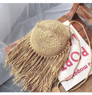 Sac en osier DEMI-LUNE - Sacs GoHappy