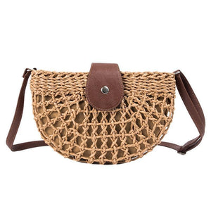 Sac en osier DEMI-LUNE - Sacs GoHappy