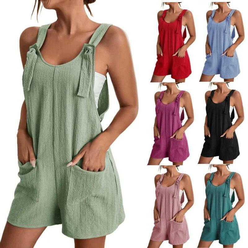 Salopette Boho pour Femmes - Style Décontracté et Élégant pour l'Été - Salopette GoHappy