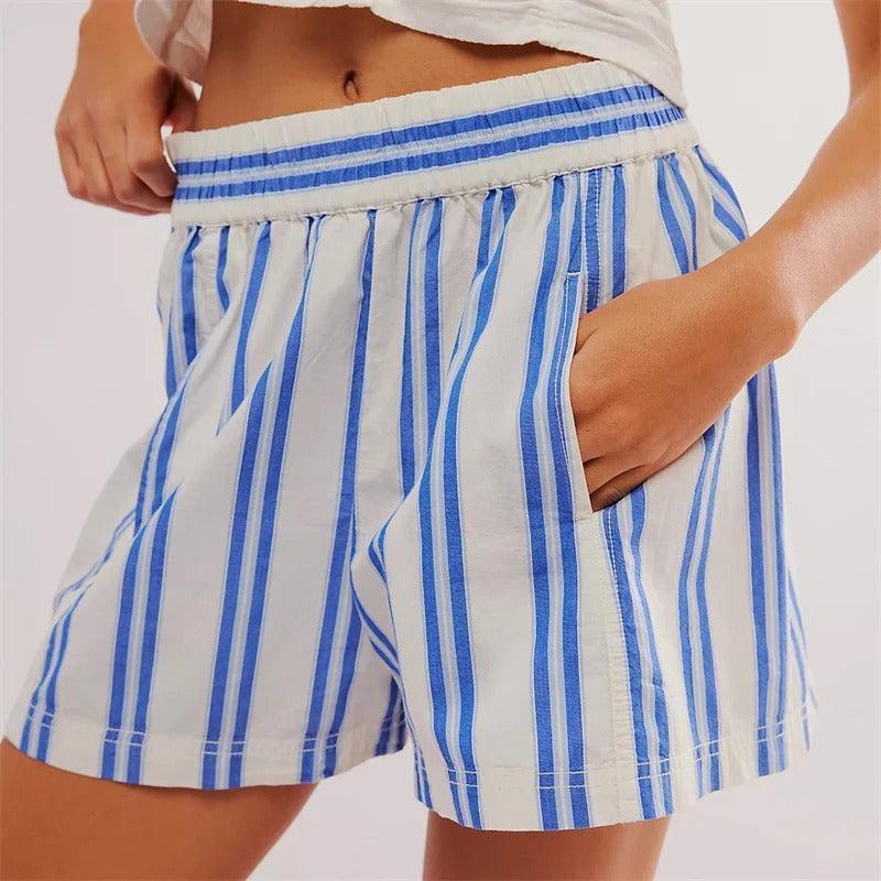 Shorts Rayés Confort Été - Style Streetwear - Shorts GoHappy